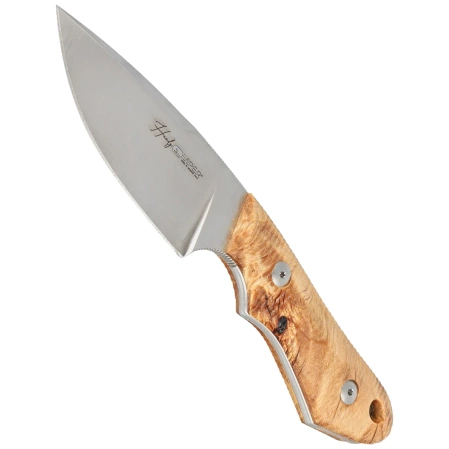 Viper Handy Flammed Poplar Wood, Satin MagnaCut by Fabrizio Silvestrelli Knife (VT4038PI)