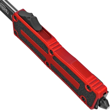Nóż automatyczny OTF Microtech Scarab II Gen III S/E Red Aluminium, Black M390MK by Tony Marfione (1278-1RD)