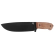 Nóż Za-Pas Expendable Brown Toxic Micarta, Black Cerakote NMV (EXT-CE-M-BR)