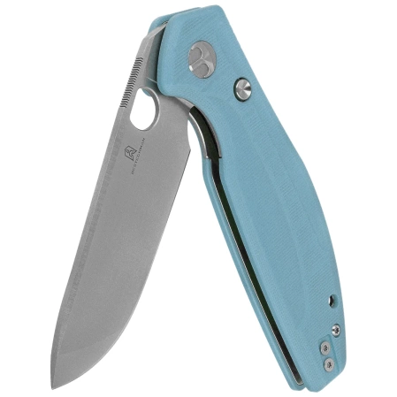 Bestechman Angry Owl Knife Grey G10, Satin/Stonewashed D2 by Keanu Alfaro (BMK12C-1)