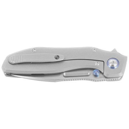 Nóż składany Remette TwoFace Titanium, Fine Grinding Pearlescent M390 (DSTF-A)