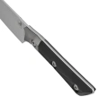 Microtech Utility Kitchen Knife Titanium Bolster/Black G10, Stonewashed MK390 (3400B-10BK)