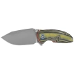 Remette RT-Cool Whale Knife Black / Green G10, Ceramic Sandblasted 14C28N (RTCL-G1)