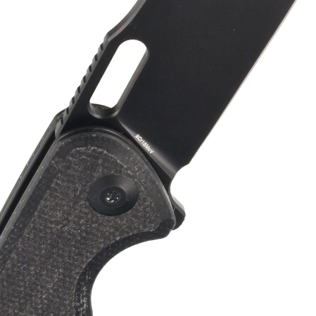 Sencut Black Vesperon Black Canvas Micarta, Black 9Cr18MoV (S20065-3)