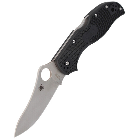 Spyderco Stretch 2 Lightweight Black PlainEdge Knife (C90PBK2)