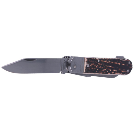 Mikov Fixir Hunting Folding Knife, Imit. Dear Stag (232-XH-4 KP)