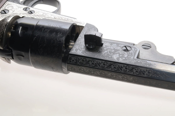 Pietta Revolver 1851 Colt Navy Yank Steel London DeLuxe .44 (YAL44ST/DL/LC)
