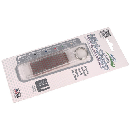 DMT F70F, Diamont Mini-Sharp Sharpener Fine, Red