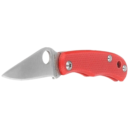 Nóż składany Spyderco Bug Red G10, Satin 12C27 (C133GRDP)