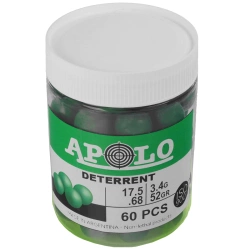 Kule polimerowe Apolo Deterrent Poly Heavy .68 cal, 3.40 g, 60 szt.
