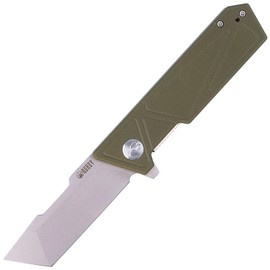 Kubey Avenger Outdoor KU104B Knife Green G10, Bead Blasted D2
