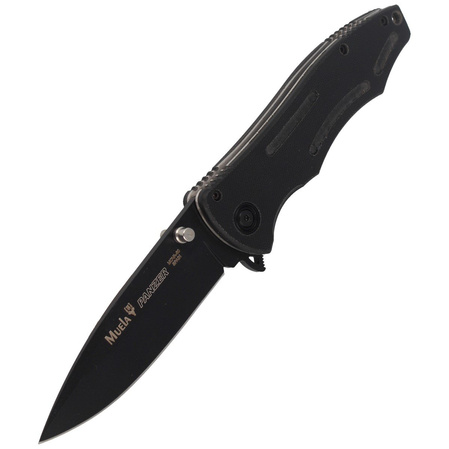 Muela Panzer-10N Black PTB/Fiber Glass Knife, Black PTFE X60CrMoV15