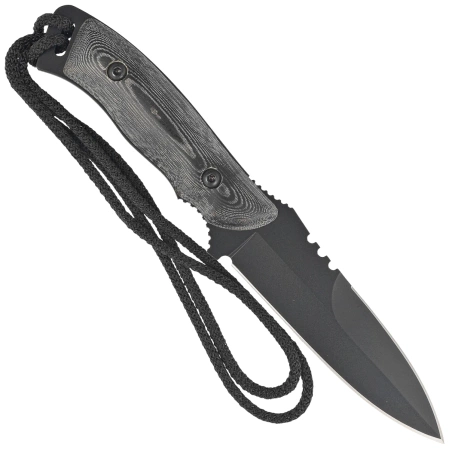 Muela Hornet-10N Gray Micarta, Black X50CrMoV15 knife