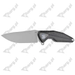 Nóż składany RikeKnife Tulay Integral Black G10/Carbon Fiber, Satin 154CM (RK-TULAY-B/CF)