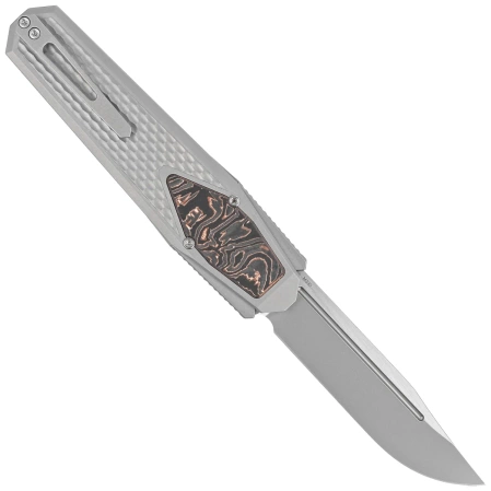 Nóż grawitacyjny Remette Swordfish Titanium / Copper Carbon Fiber, M390 (ZL101A4)
