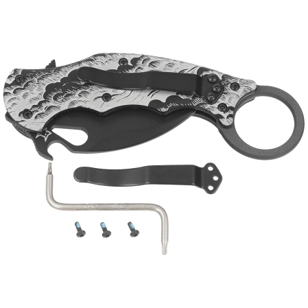 Fox The Storm Karambit Black Aluminum, Black N690Co (FX-599 ALB-2)
