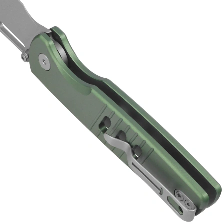 Bestechman Vector Knife Green Aluminum, Bead Blasting D2 (BMK15C)