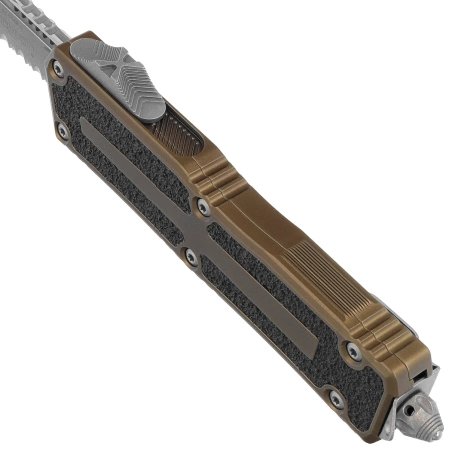 Nóż automatyczny OTF Microtech Scarab II Gen III T/E OD Green Aluminium, Apocalyptic F/S M390MK by Tony Marfione (1279-12APOD)