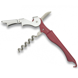 Otwieracz do wina Top Cutlery 2 Steps Maroon Metal, Inox (21128)
