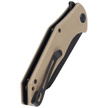 Kubey Flash KU158J Knife Tan G10, Blackwashed AUS-10