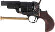 Pietta 1851 Colt Navy Yank Steel Snubnose .44 Revolver (YAS44MTLC)
