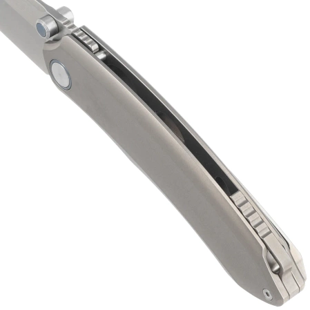 Remette Wild Species Knife Gray Titanium, Hand Grinding M390 (WD108-G)