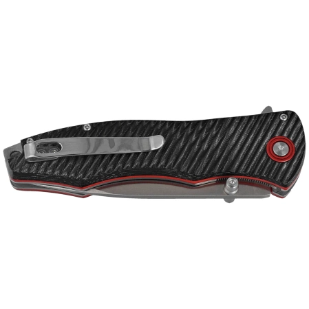 Muela Panzer-10BM Knife Black Micarta, Satin D2