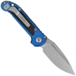 Microtech LUDT Gen III S/E Automatic Knife Blue Aluminum, Stonewashed M390MK by Tony Marfione (1135-10BL)