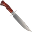 Muela Cherokee-19R Red Pakka Wood Knife, Satin X50CrMoV15