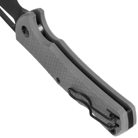 MKM Lov Wolf Knife Gray FRN, Black Top Shield N690 by Jesper Voxnæs (MK LV-PGY)