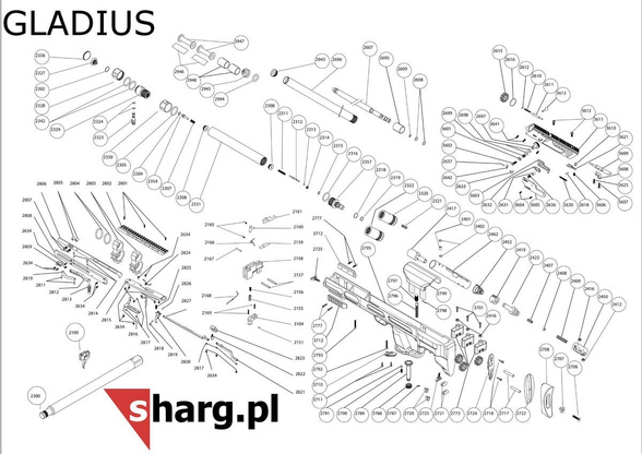 Tulejka wiatrówka Hatsan AirMax, AT44, BT65, BullBoss, Gladius, Nova, Trophy (Part 2631)