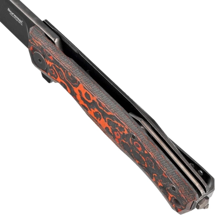 LionSteel Myto Knife Mars Valley Fat Carbon, Old Black MagnaCut by Molletta (MT01 MC MV)