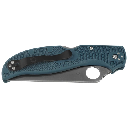 Nóż składany Spyderco Stretch 2 XL Lightweight Blue FRN, Satin K390 by Sal Glesser (C258FPK390)