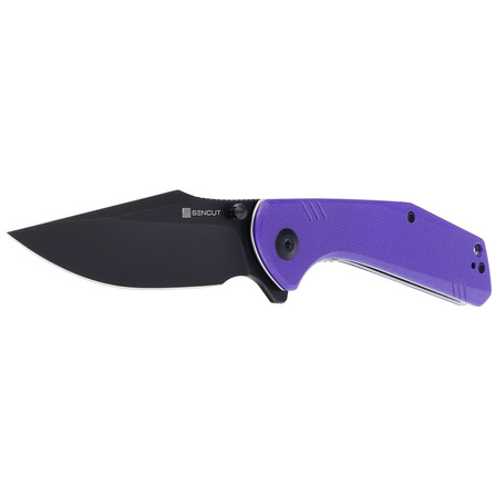 Nóż składany Sencut Actium Purple G10, Black Stonewashed D2 (SA02D)