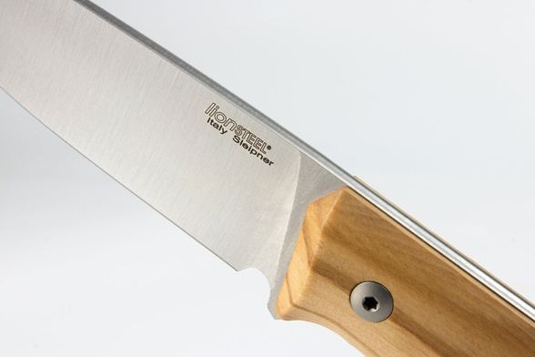 Nóż LionSteel Bushcraft Olive Wood, Satin Blade (B35 UL)