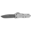 Microtech UTX-85 S/E OTF Knife Natural Clear Aluminum, Apocalyptic M390 (231-10APCR)