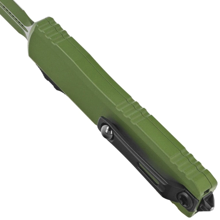 Microtech Ultratech Gen III ZBP D/E OTF Knife Green Cerakote Aluminum, Green Cerakote M390MK by Tony Marfione (1122-1GR-C20Z4)