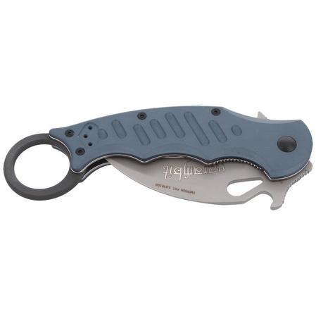 Nóż składany Fox Karambit w/ Emerson Wave Grey Aluminium, Sandblasted N690Co (478)