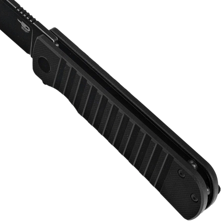 Bestech Titan Knife Black G10, Black Stonewashed D2 by Keanu Alfaro (BG49A-5)