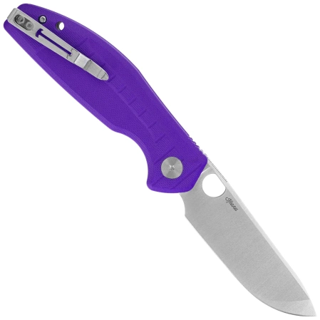 Nóż składany Bestechman Angry Owl Purple G10, Satin/Stonewashed D2 by Keanu Alfaro (BMK12E-1)