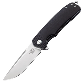 Bestech Lion Knife Black G10, Stonewashed / Satin D2 (BG01A)