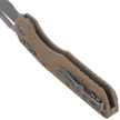 Nóż składany Microtech MSI S/E Ram-Lok Tan Fluted G10, Apocalyptic M390MK by Tony Marfione (210-10APFLGTTA)