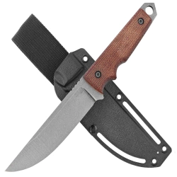 Za-Pas Knives Urban Tactic Brown Micarta, Stonewashed O2 (UT-ST-M-BR)