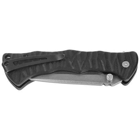 Tecnocut TCN6520BC-SSW Knife - Black G10, Stonewashed 440