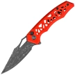 Civivi Anaaki Knife Red Aluminum, Damascus (C24039-DS1)