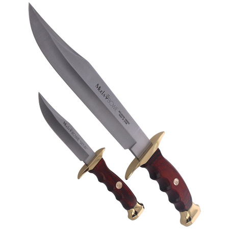 Zestaw noży Muela BW-22P: B-22 i BW-10 Pakka Wood, Satin X50CrMoV15