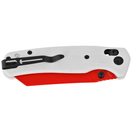 Bestechman Cicada's Wing Knife White G10, Red 10Cr15MoV (BMK06G)