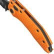 Microtech Stitch-A S/E Automatic Knife Orange Tangerine Aluminum, Black M390 by Borka Blades and Tony Marfione (169-1OT)