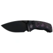 Remette RT-Steed Knife Black Titanium/Black-Pink Carbon Fiber, Black DLC M390 (RTWS-BY)