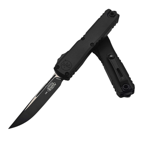 Nóż automatyczny OTF Microtech Ultratech Gen III ZBP S/E Tactical Black Aluminium, Black M390MK by Tony Marfione (1121-1T)